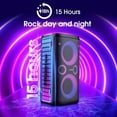 thumbnail image 4 of Restored Hisense Ultimate Wireless Outdoor/Indoor Party Speaker with subwoofer, 2.0CH, 300W, IPX4 Waterproof,15 Hour Long-Lasting Battery, Bluetooth5.0, DJ and Karaoke Mode (HP100) (Refurbished), 4 of 8