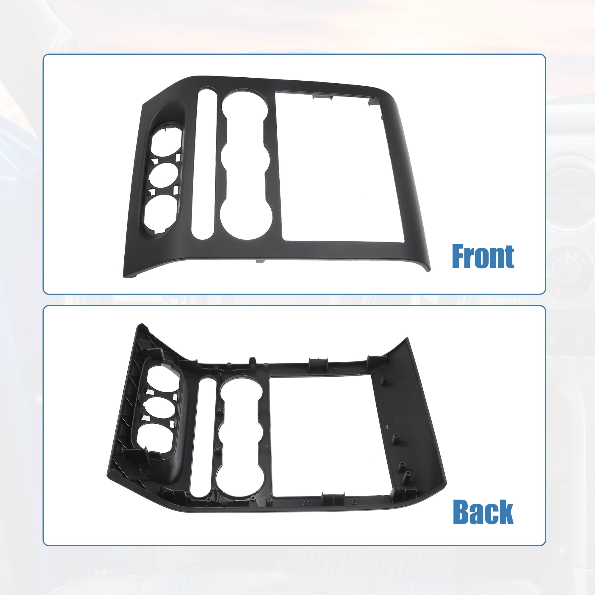 Unique Bargains Front Dash Radio Bezel Center Trim Panel Cover for Ford F-150 2004-20