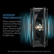AC Infinity AXIAL 1238W Muffin Computer Cooling Fan Black