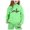 Light Green, variant on Long Sleeve Solid Warm Hoodie and Sweatpants Set, Kids Casual Pullover Sweat Suit with Jogger Pants for Boys Girls