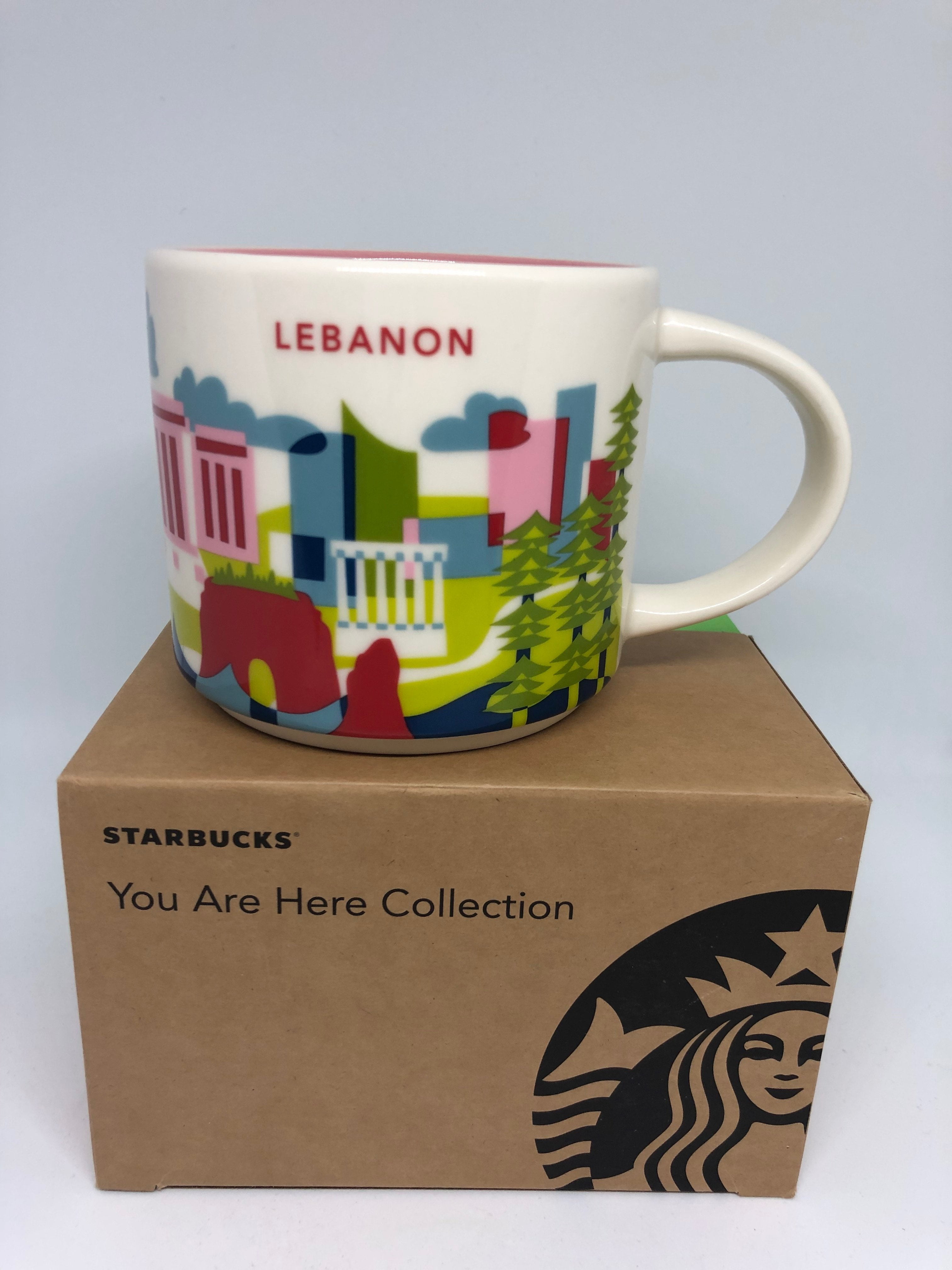 YOU ARE HERE YAH Tasse Libanon SKU + STARBUCKS City Mug LEBANON NEU 