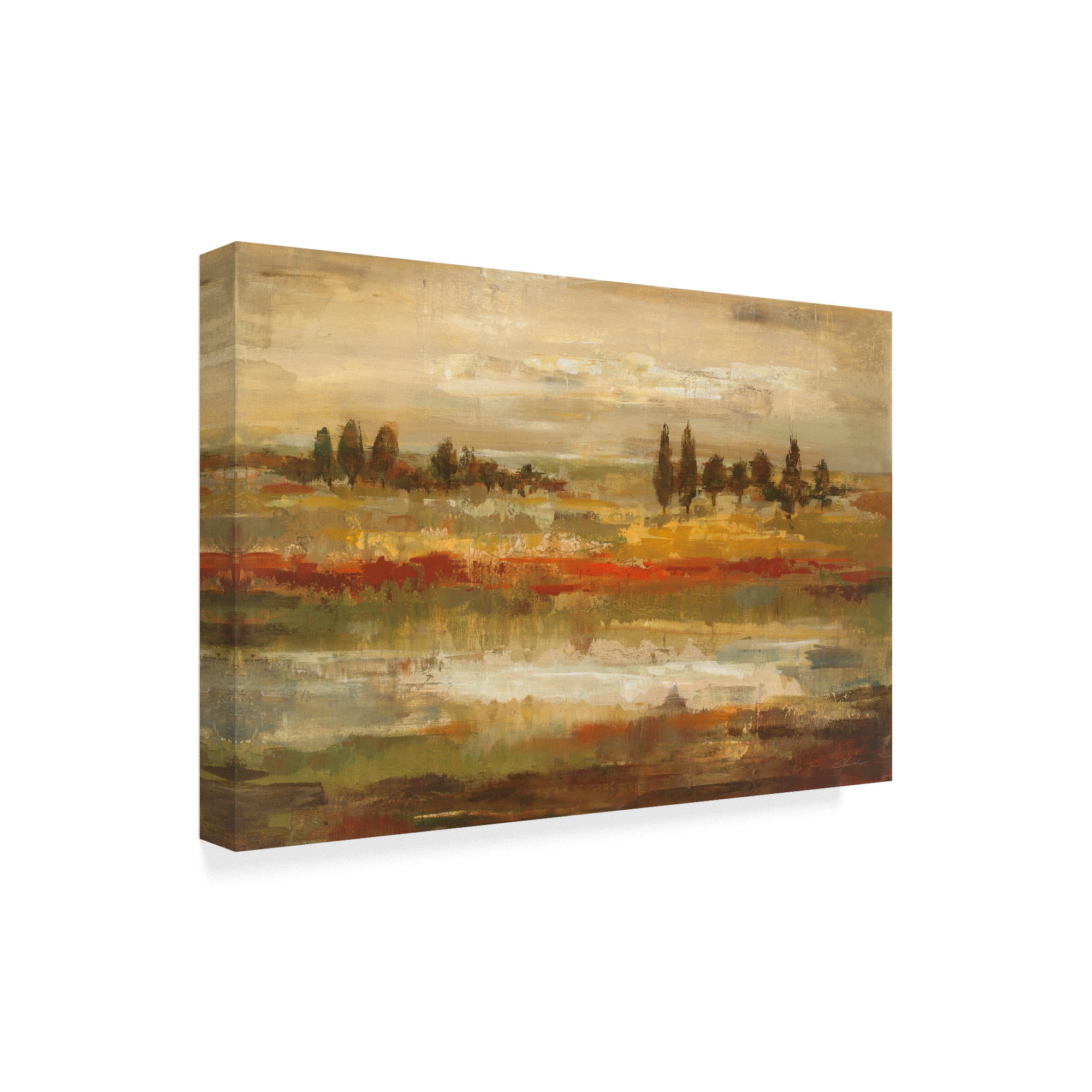 Trademark Fine Art 'Summer Meadows' Canvas Art by Silvia Vassileva