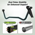 thumbnail image 3 of WARMOUNTS Compact Camping Cots Pro, 360° Grip Lock Patent Structure for 60-Sec Set, 30" Wide Folding Camping Cot w/ Carry Bag for Hiking, 330 lbs, 3 of 12