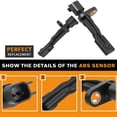 thumbnail image 4 of 52125003AB Car Wheel Speed Sensor for Wrangler 07-18 Liberty 08-12 Nitro 07-11 Rear Left/Rear Right, 4 of 5