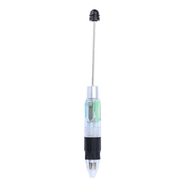 Bolígrafo con cuentas, bolígrafos para manualidades con , azul, roja y verde, kits de manualidades DIY de 0,7mm, bolígrafo con cuentas para , negro CUTICAT Bolígrafos con cuentas
