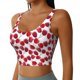 thumbnail image 2 of Balery Tulips Flowers Sujetadores deportivos con espalda cruzada para mujer, acolchados, sin costuras, de alto impacto, ideales para yoga, gimnasio, entrenamiento y fitness.-X-Large, 2 of 8