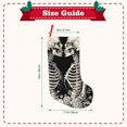 thumbnail image 3 of Fuzoiu Skeletons Love Flowers Print 18 inches Christmas Stockings, Personalized Christmas Stockings,for Family Decorations Hanging Ornament for Xmas Holiday Party, 3 of 7