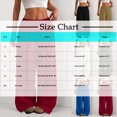 thumbnail image 3 of Kaemgyyd Women's Wide Leg Pants Trendy Solid Color Drawstring Sweat Pants Lightweight Texture Lounge Trousers with Pockets, 3 of 7