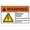 Warning Sign 2, variant on Warning Electrical Hazard Authorized Personnel Only No.6577 - 8"x12" Metal Tin Sign, Shock/Death Risk Alert