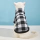 thumbnail image 5 of Sudadera con capucha para perro a cuadros, suéter de lana con sombrero y bolsillo para ropa de cachorro, abrigo cálido y suave, 5 of 5