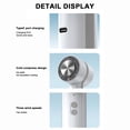 thumbnail image 2 of Mini Ventilador Mano Con Gancho Enfriador Aire Portátil Recargable 2000mAh () Blanco, 2 of 6