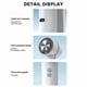 thumbnail image 2 of Mini Ventilador Mano Con Gancho Enfriador Aire Portátil Recargable 2000mAh () Blanco, 2 of 6