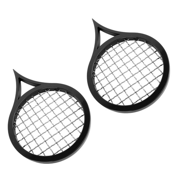 Peigne Torsadé, 2 Pcs Peigne Afro pour Torsader les Cheveux pour Boucles chez Hommes et Femmes, Outil de Torsion Style Raquette de Tennis, Alternative aux Éponges pour Cheveux pour Boucles d'Hommes Noirs et Éponge pour Cheveux
