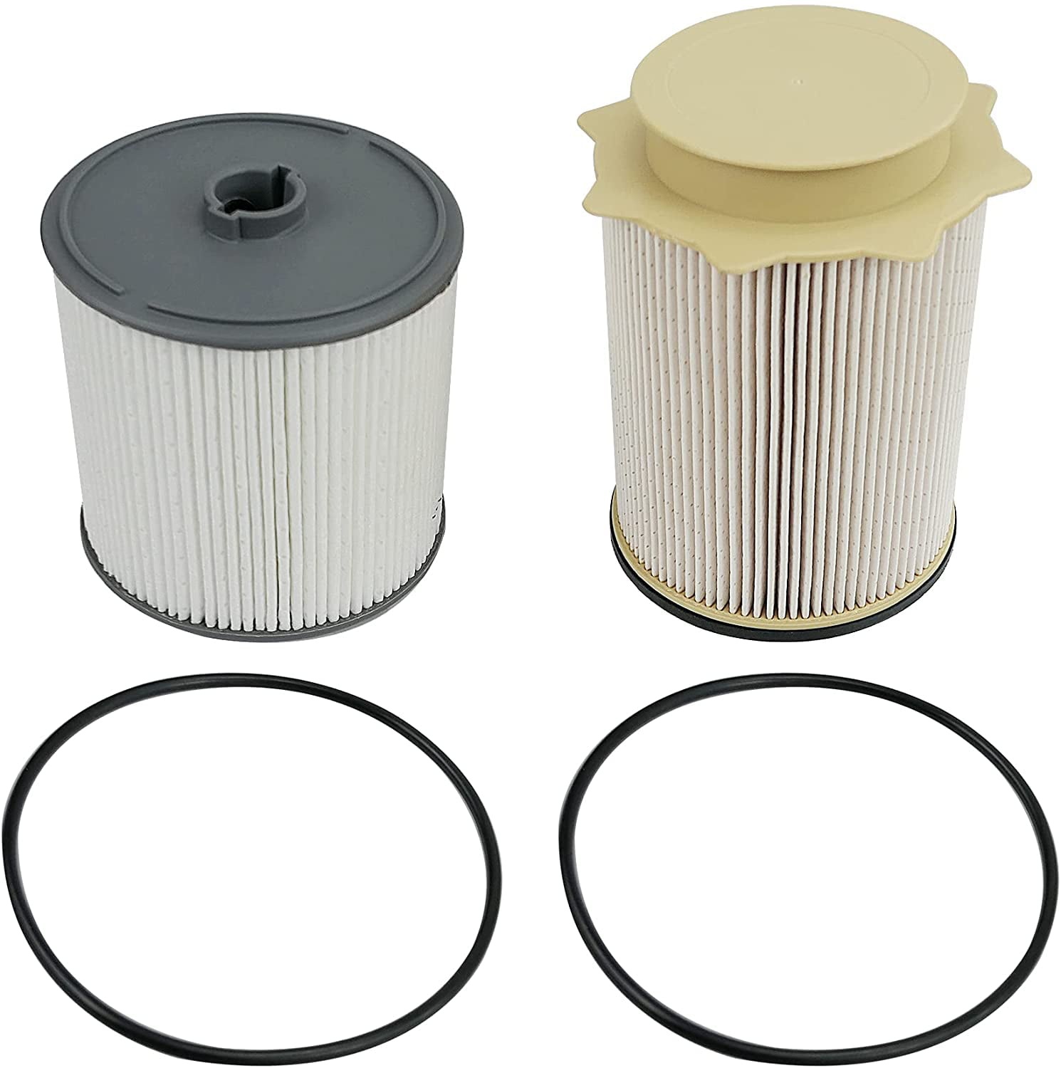 Fits for Dodge Ram 2019 2020 2021 6.7L Cummins Diesel 2500 3500 4500 5500 Fuel Filter Water Separator Set Replaces# 68157291AA and 68436631AA 