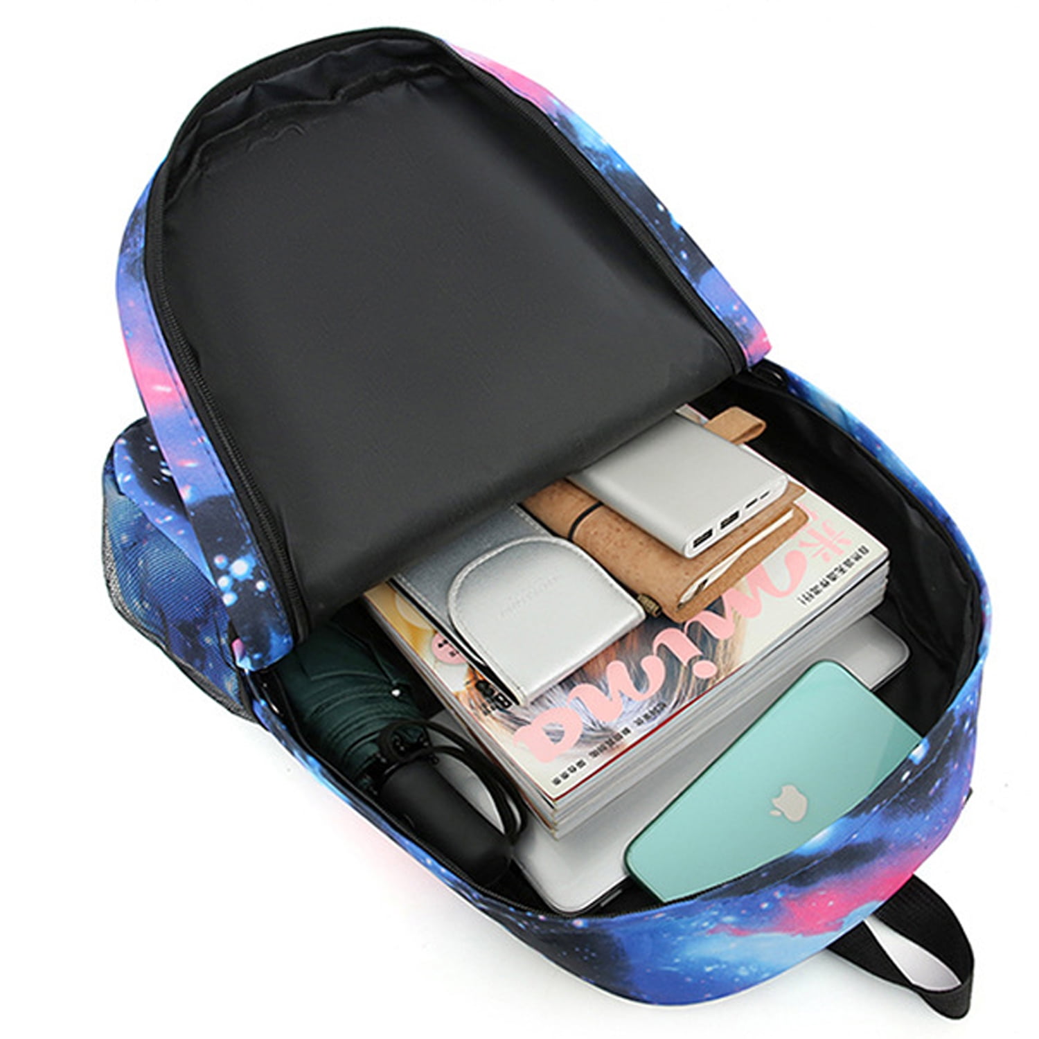 Anime Lilo & Stitch Backpack Shoulder Bag Stitch Pencil Case Student Black  School Bag Stitch Diagonal Bag 3 Pieces Set (#14) 