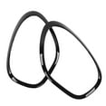 thumbnail image 2 of Front Headlights Frame Cover, 51139801573 Solid Scratch Resistant High Strength  For Car Glossy Black, 2 of 8