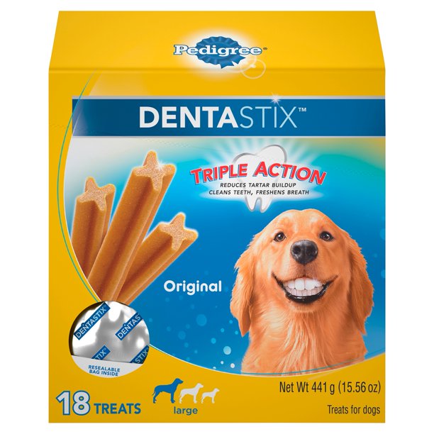PEDIGREE DENTASTIX Large Dog Dental Treats Original Flavor Dental Bones