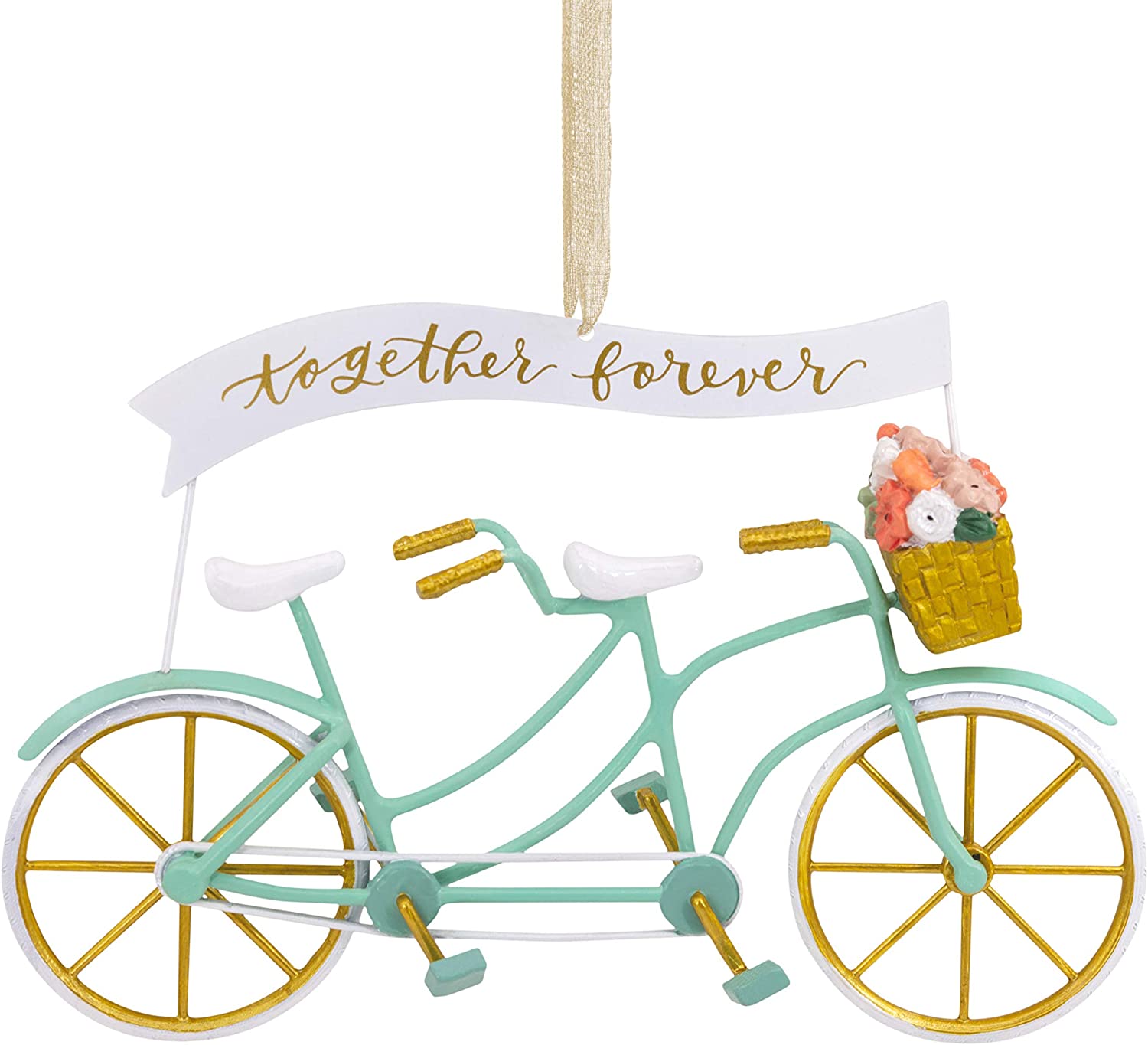 Hallmark Signature Premium Christmas Ornament, Together Forever Tandem