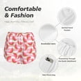 thumbnail image 6 of Picia Sweet Watermelon Pattern Women's 2 in 1 Athletic Running Shorts High Waisted Workout Casual Gym Sweat Shorts with Comfy Liner Zipper Pockets-Large, 6 of 9