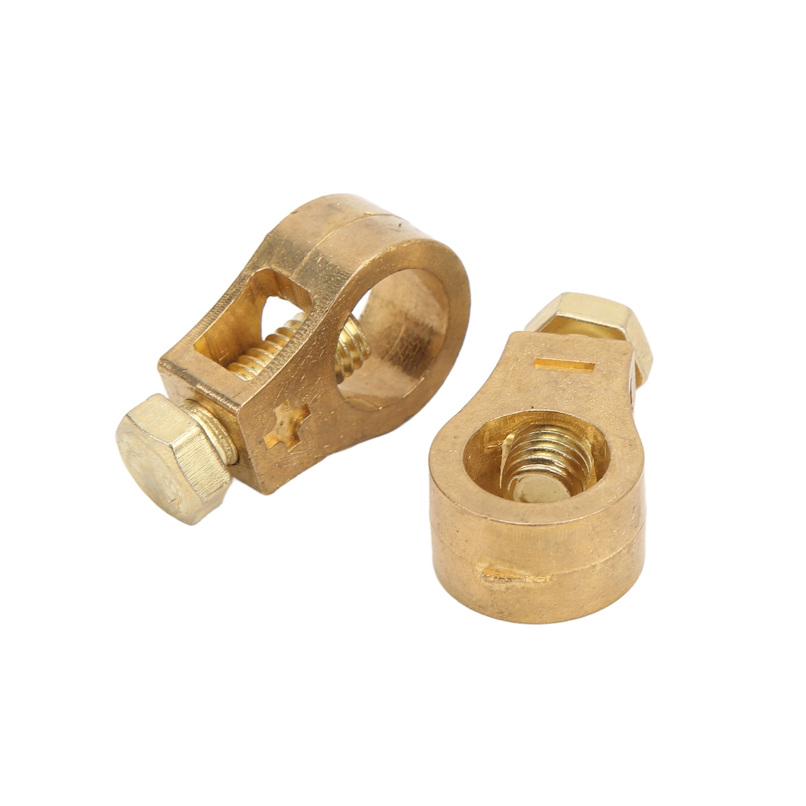 Positive Negative Clamp, Battery Terminal Connector Pair 0.60.7in ID