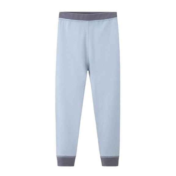 JIAYUE Girl's Kids Thermal Pants Soft Warm Base Layer Leggings Solid Color Back to School Daily Wear Comfortable Stretch Loose Fit Kids Bottoms Wear,3-4 Years