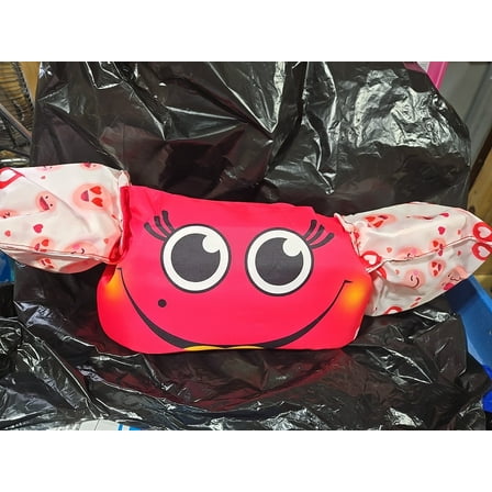 Puddle Jumper Fabric Kids Swim Flotation Vest with Armbands, 33-55Lbs (15-25Kg)