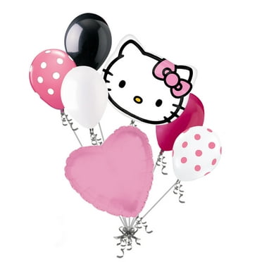 Hello Kitty Face Foil Balloons 13"x15" - Walmart.com