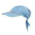 thumbnail image 1 of M Green Mujeres India musulmana Retro Floral algodón toalla gorra ala turbante béisbol sombrero abrigo, 1 of 2
