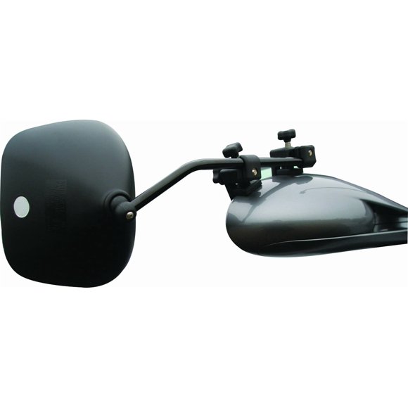 Milenco America Exterior Towing Mirror MIL-2912 Grand Aero 3; Clip-On; Non-Extendable; Manual; Without Turn Signal Indicator; Without Heated Glass; Non-Folding; Black; Set of 2