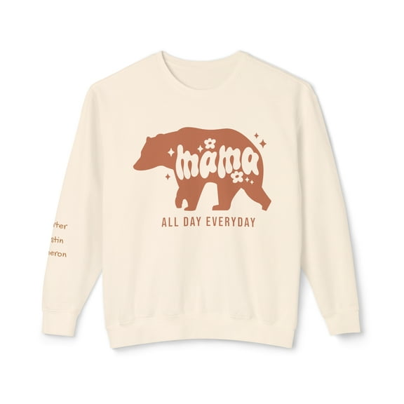 Mama Bear - Lightweight Crewneck Sweatshirt