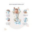 thumbnail image 4 of ATAIKU 3-24M Newborn Baby Zipper Footless / Footed Pajamas Bamboo Long Sleeve Sleepers Sleep 'N Play for Infant Toddler Boys - Bears, 4 of 8
