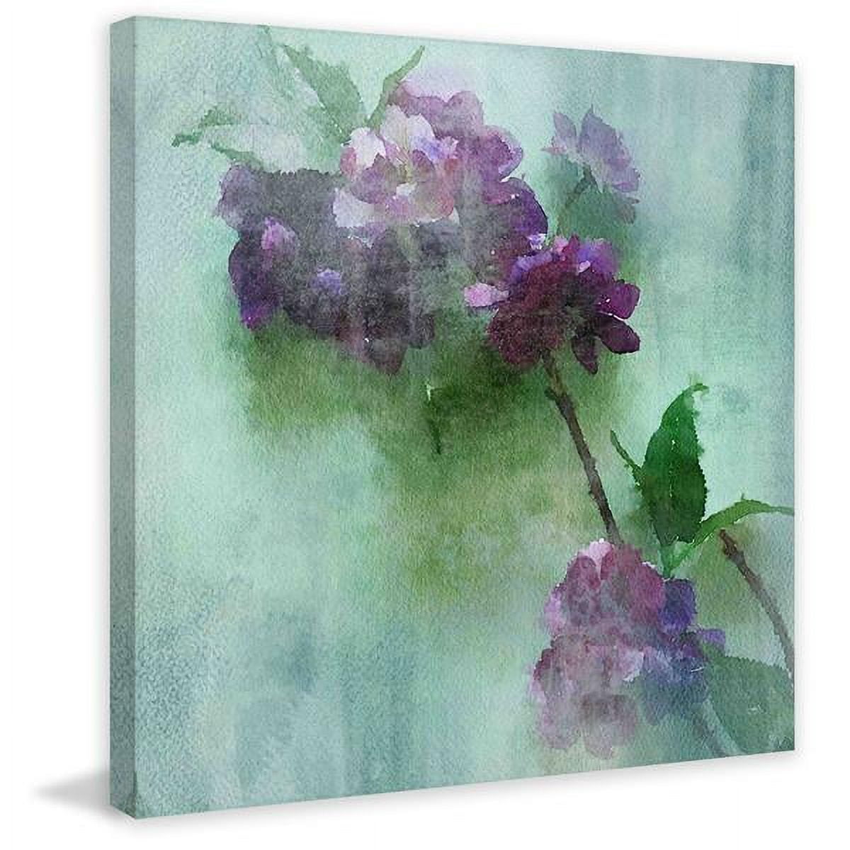 "Purple Sensation 3" Painting Print on Wrapped Canvas