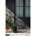 thumbnail image 6 of Veradek Demi Series Raised 12" Plastic-Stone Planter - (Black/Black, 1 Pack), 6 of 9