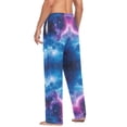 thumbnail image 3 of FORMRS Mens Pajama Pants with Pockets Sleepwear Lounge Bottoms Sizes S-2XL, Galaxy Pattern, 3 of 7