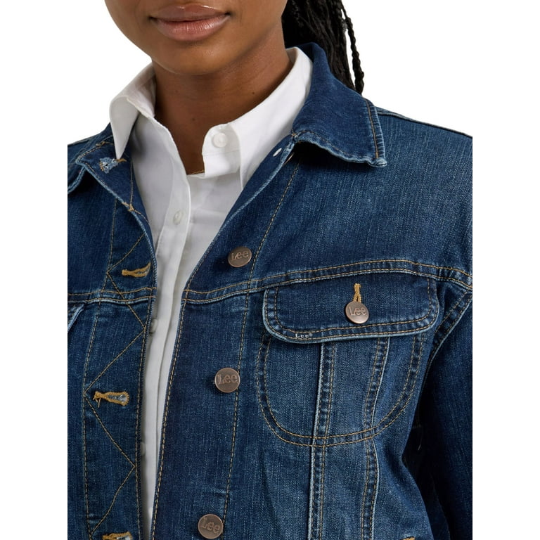 Lee Women's Loose Fit Heritage Denim Jacket - Walmart.com Lee Women's Loose Fit Heritage Denim Jacket - Walmart.com