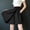 Black, variant on Only Moment Tennis Skirts for Women with Shorts Polyurethane Fiber Solid Basic Versatile Stretchy Flared Pleated Skater Mini Skirts Mini Skorts for Wowomen Black,M