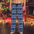 thumbnail image 2 of KDFJPTH Christmas Mens Casual Pants Pajama Pants With Drawstring And Pockets Christmas Gift Cute Plush Little Year, 2 of 5