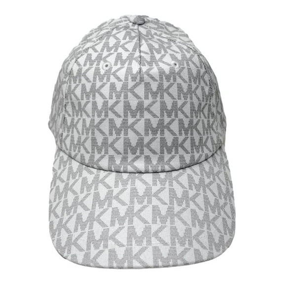 Michael Kors Logo Print Cotton Cap, White