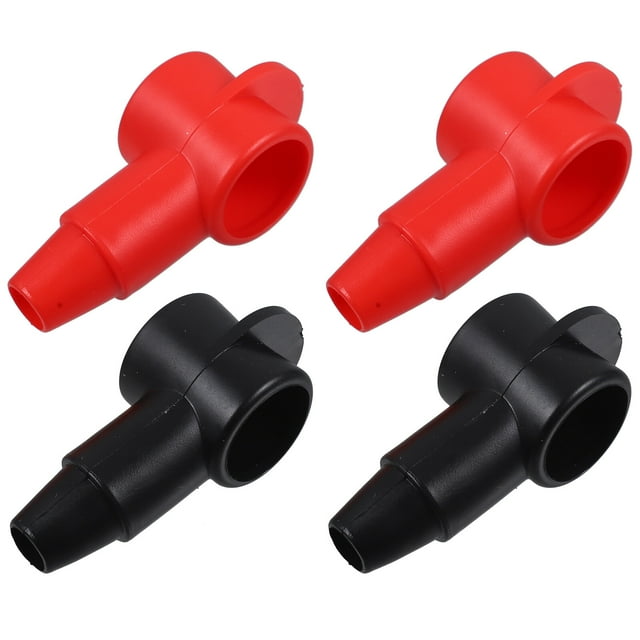 FRCOLOR battery terminal shims 4pcs Battery Terminal Protector Rv Battery Cover Battery Terminal Cap Supply,2.36"X0.79"X0.79"