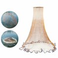 thumbnail image 4 of Decodeary Convenient Hand Cast Fishing Net Easy to and Effective Mesh Trap for Catching Fish luminum Ring 3.0m, 4 of 6