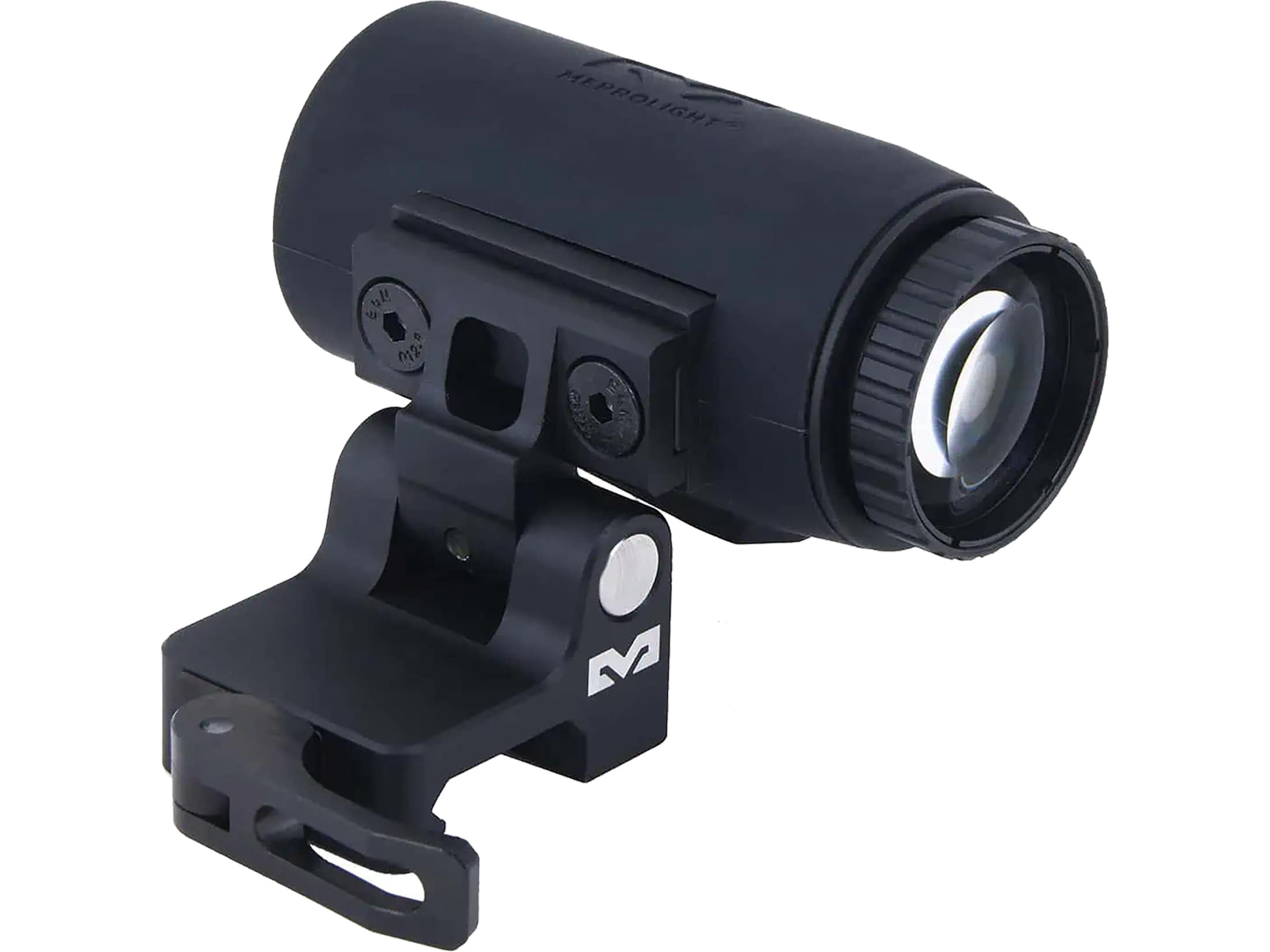 Meprolight MMX3 3x18mm Micro Magnifier w/ Quick Flip, QD Picatinny, Black, 2.8x1.4x1.74 inch