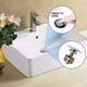 thumbnail image 4 of Escurridor de sello de filtro de drenaje de lavabo con núcleo de rebote tipo empuje de acero inoxidable Likrtyny  Para estrenar, 4 of 4