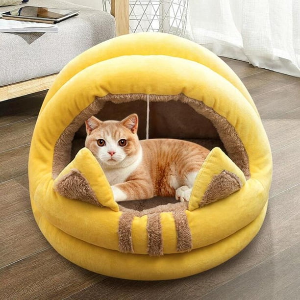 Cueva de para Interiores Y Perros , Cat Silling Casa Cómoda Casa de Pelota Colgante para , - METRO Colco Casa de la cama del gato