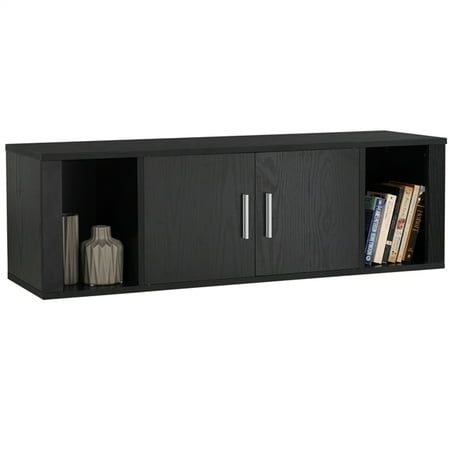 Wall Mounted Wooden Floating Desk Hanging Storage Shelf