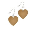 thumbnail image 2 of Acrylic 1" Goldtone Heart Heart French Earrings, 2 of 4