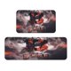 thumbnail image 1 of Juego de 2 alfombrillas de cocina de terciopelo de cristal con el logotipo del equipo de fútbol de los Bengals, alfombrilla absorbente antideslizante para el hogar, el dormitorio y la cocina, 1 of 6