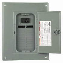Square D Load Center, 20 Spaces, 100A Amps, 120/240V AC QO120M100P