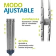 thumbnail image 3 of Muletas Ortopedicas Auxiliares Onof Ajustables De Aluminio, 3 of 6
