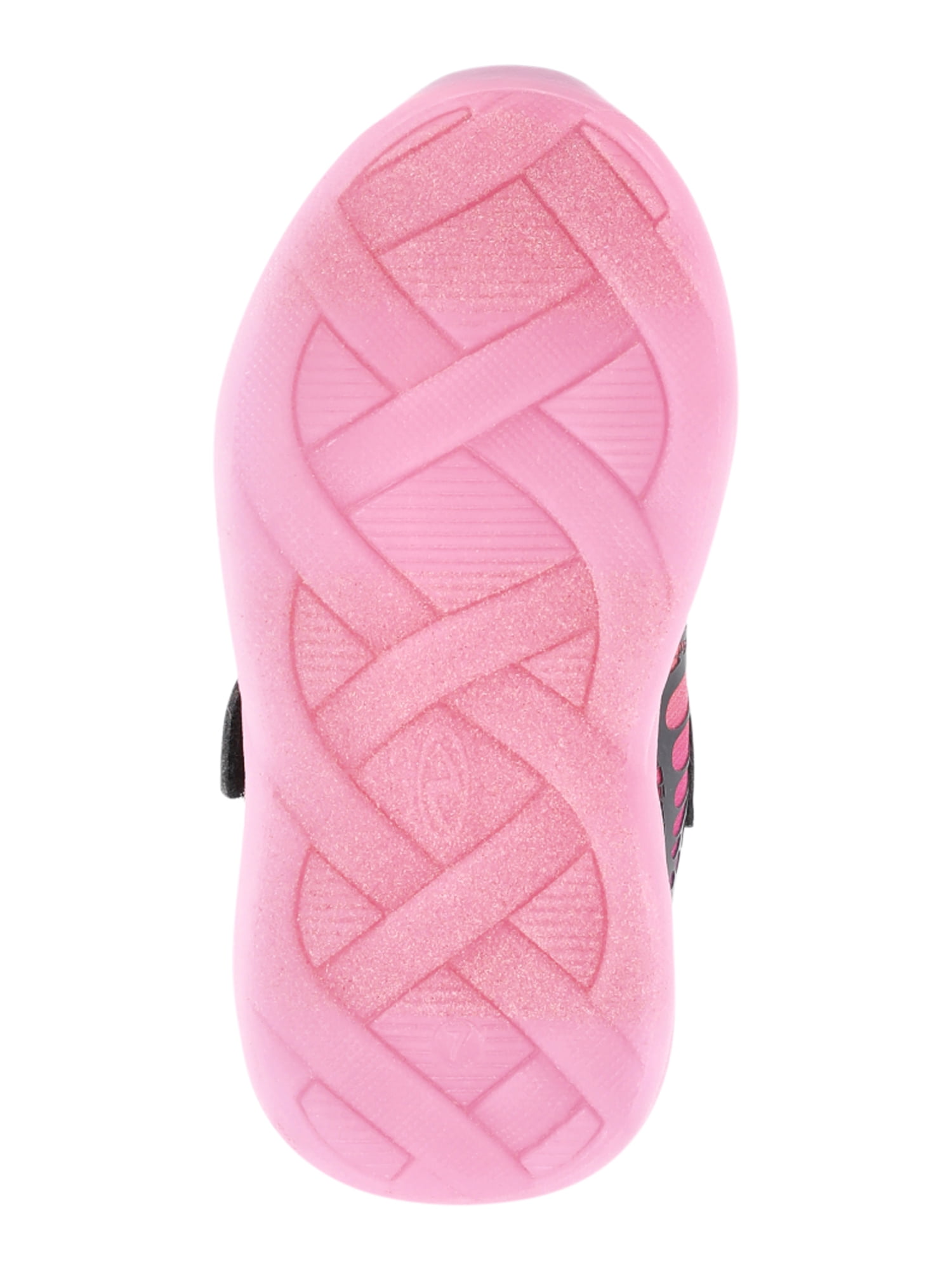 Athletic Works Toddler Girl Butterfly Light Up Sneakers with On/Off Power Button