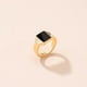 thumbnail image 2 of Qarigey Anillo geométrico de Metal Vintage Hiphop para cumpleaños, boda, fiesta, vacaciones, playa, fecha, joyería de viaje para mujer Ropa, zapatos y accesorios Miscelánea Qarigey AP014611-00, 2 of 6